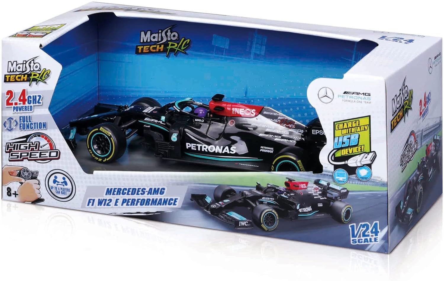 F1 Mercedes W-12 1:24 RC: imagen 2