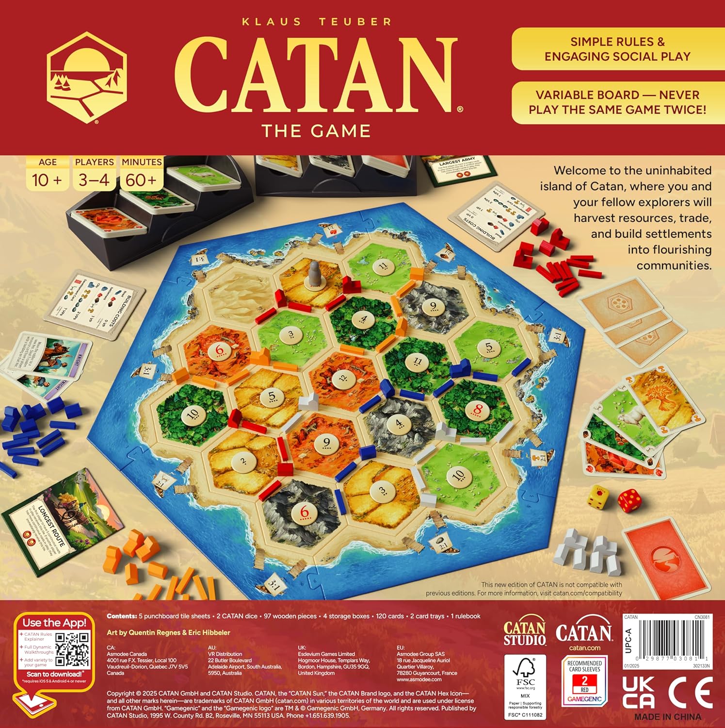CATAN Base Game: (6th edition): imagen 5
